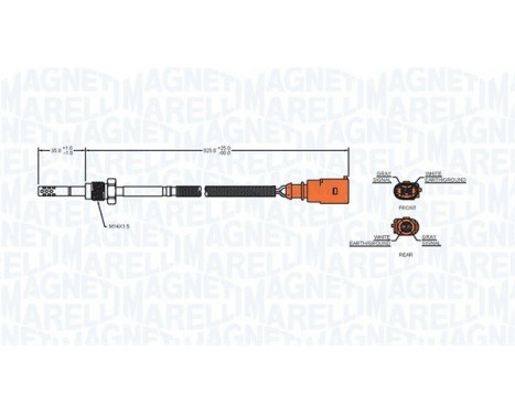 Sensor, exhaust gas temperature, Image 2