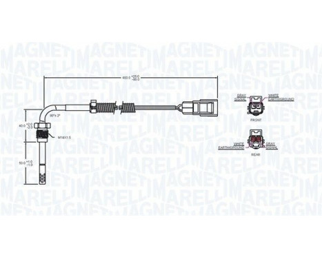 Sensor, exhaust gas temperature, Image 2