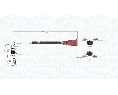 Sensor, exhaust gas temperature, Image 2