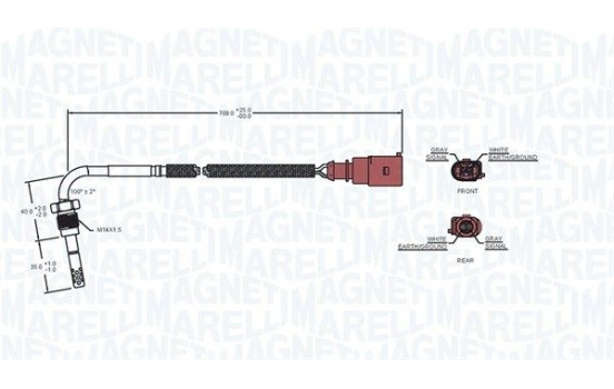 Sensor, exhaust gas temperature, Image 2