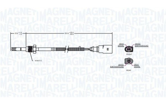 Sensor, exhaust gas temperature, Image 2