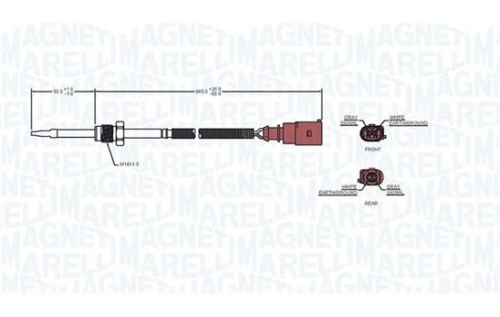 Sensor, exhaust gas temperature, Image 2