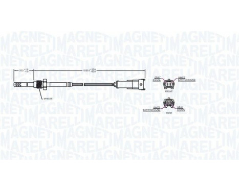 Sensor, exhaust gas temperature, Image 2