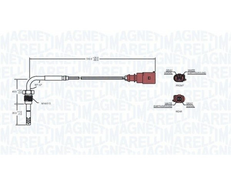 Sensor, exhaust gas temperature, Image 2