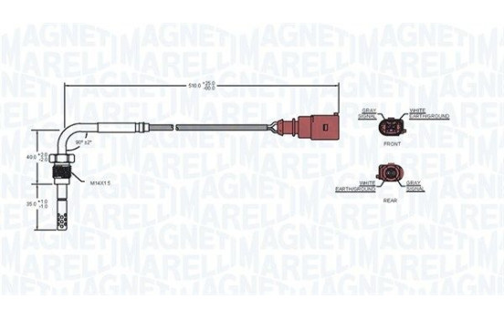 Sensor, exhaust gas temperature, Image 2
