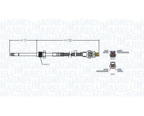 Sensor, exhaust gas temperature, Image 2