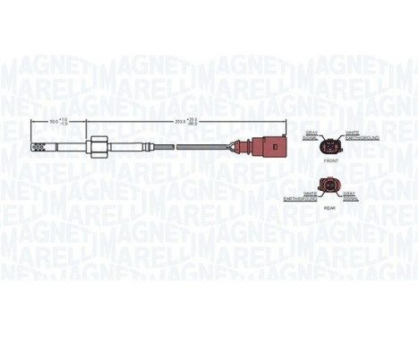 Sensor, exhaust gas temperature, Image 2