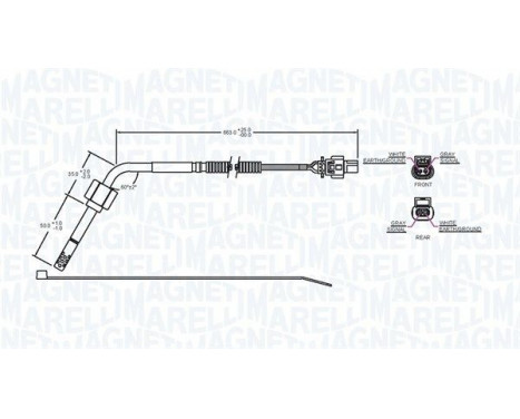 Sensor, exhaust gas temperature, Image 2