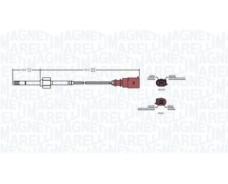 Sensor, exhaust gas temperature, Image 2