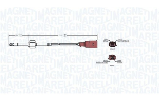 Sensor, exhaust gas temperature, Image 2