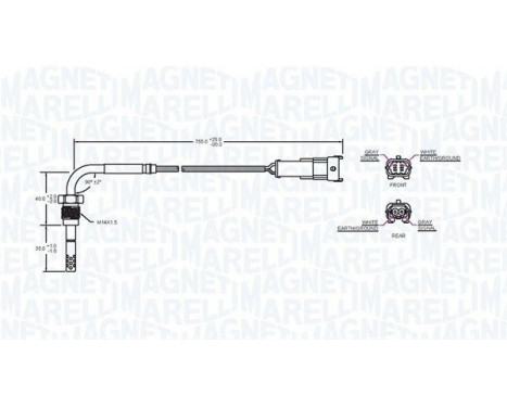 Sensor, exhaust gas temperature, Image 2