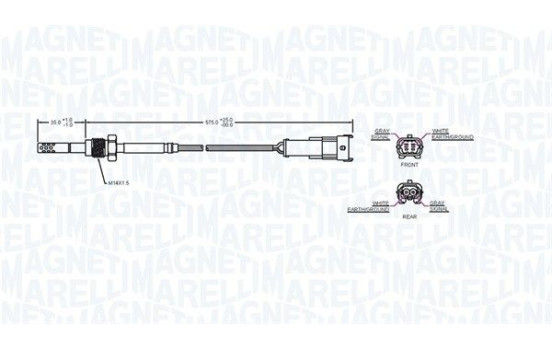 Sensor, exhaust gas temperature, Image 2