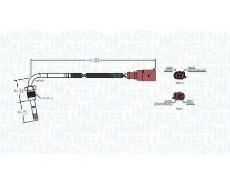 Sensor, exhaust gas temperature, Image 2