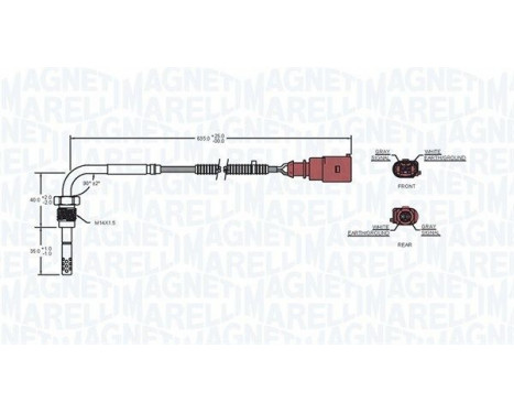 Sensor, exhaust gas temperature, Image 2