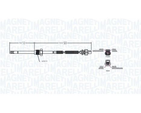 Sensor, exhaust gas temperature, Image 2