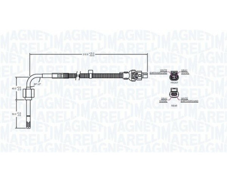 Sensor, exhaust gas temperature, Image 2