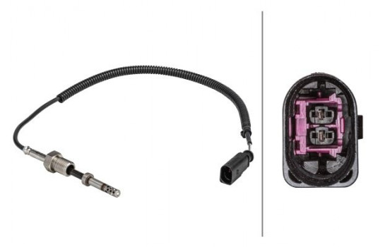 Sensor, exhaust gas temperature