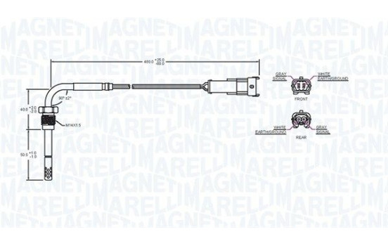 Sensor, exhaust gas temperature, Image 2