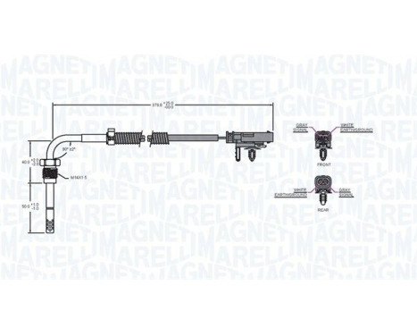 Sensor, exhaust gas temperature, Image 2