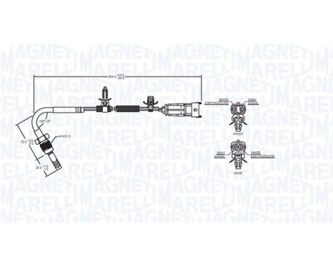 Sensor, exhaust gas temperature, Image 2