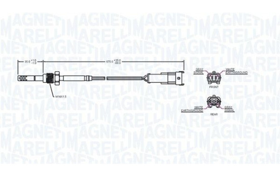 Sensor, exhaust gas temperature, Image 2