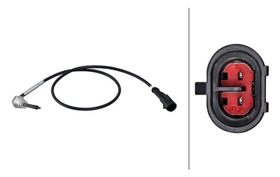 Sensor, exhaust gas temperature