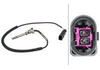 Sensor, exhaust gas temperature