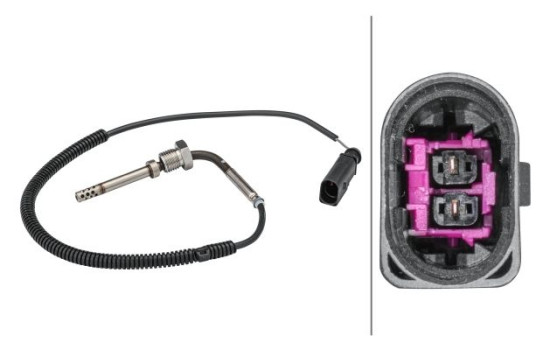 Sensor, exhaust gas temperature