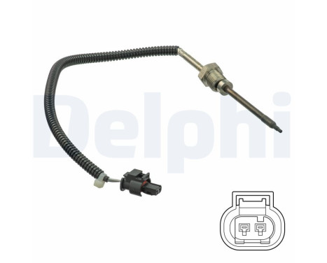 Sensor, exhaust gas temperature
