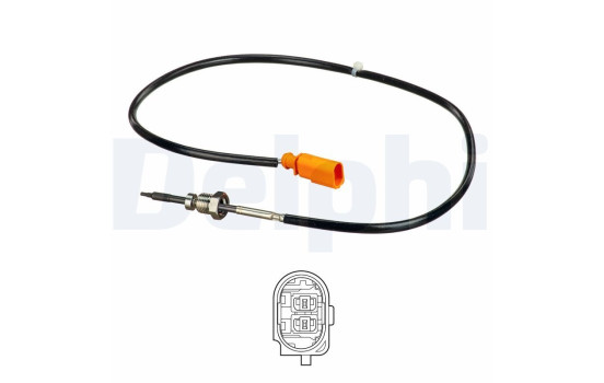 Sensor, exhaust gas temperature