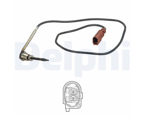 Sensor, exhaust gas temperature