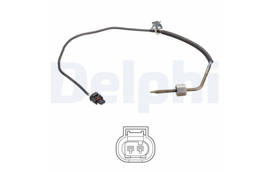 Sensor, exhaust gas temperature