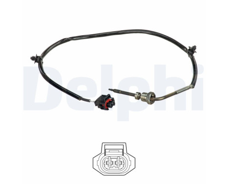 Sensor, exhaust gas temperature