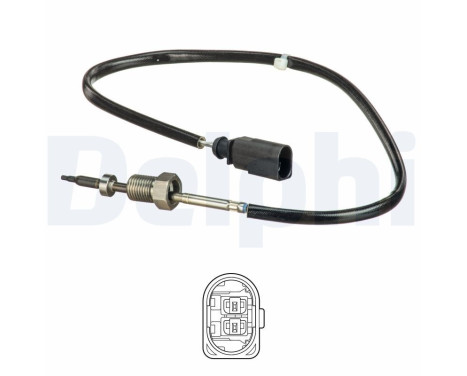 Sensor, exhaust gas temperature
