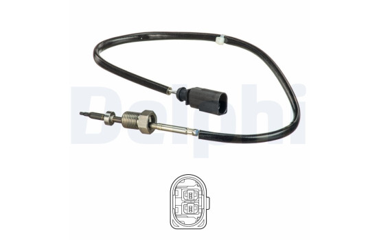 Sensor, exhaust gas temperature