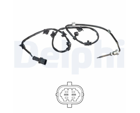 Sensor, exhaust gas temperature