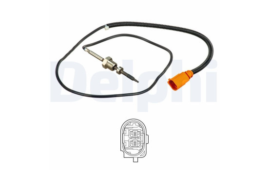 Sensor, exhaust gas temperature