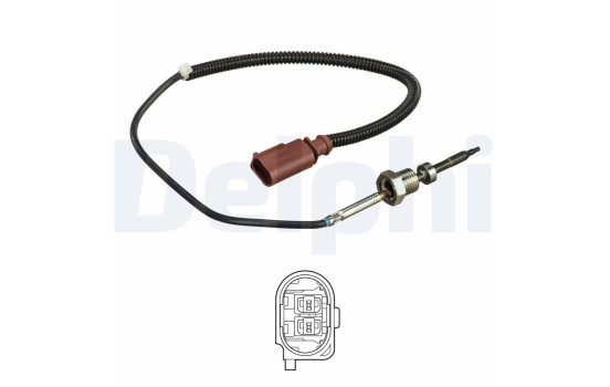 Sensor, exhaust gas temperature