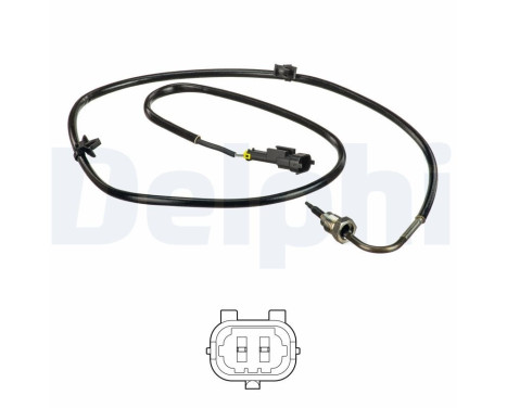 Sensor, exhaust gas temperature