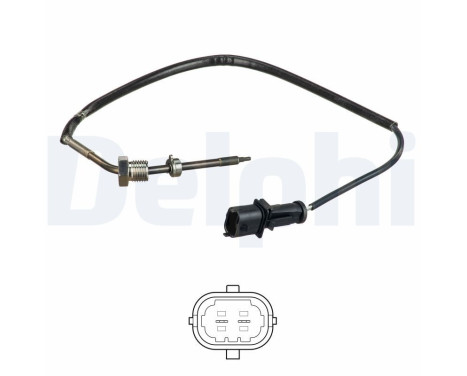 Sensor, exhaust gas temperature