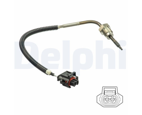 Sensor, exhaust gas temperature