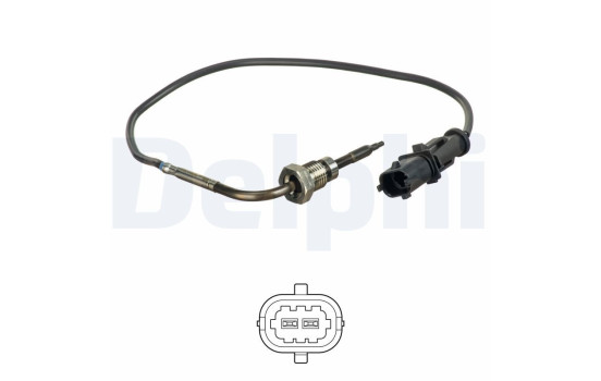 Sensor, exhaust gas temperature