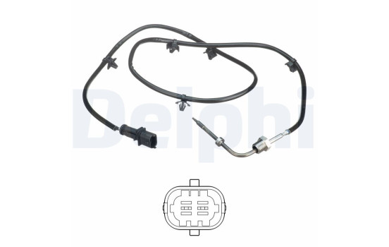 Sensor, exhaust gas temperature