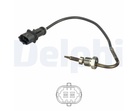 Sensor, exhaust gas temperature