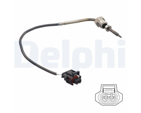 Sensor, exhaust gas temperature