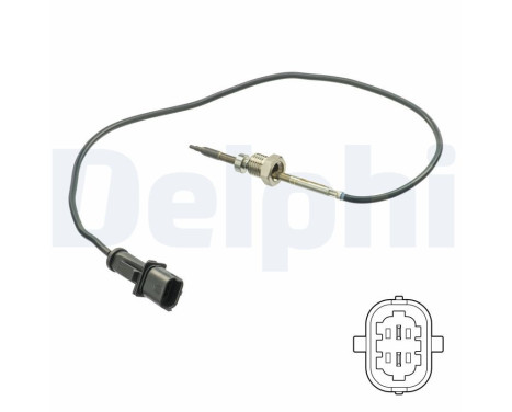 Sensor, exhaust gas temperature