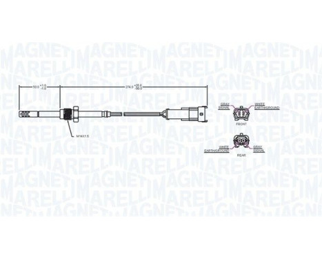 Sensor, exhaust gas temperature, Image 2