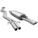 100% stainless steel Catback system suitable for BMW 3-Serie E30 M3 -1992 2x80mm Racing, Thumbnail 2