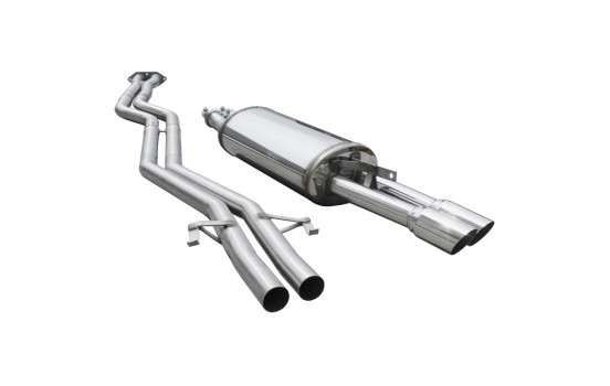100% stainless steel Catback system suitable for BMW 3-Serie E30 M3 -1992 2x80mm Racing, Image 2