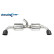 100% Stainless Steel Double Sports Exhaust suitable for Toyota GR Yaris1.6 (261hp) 2020-
